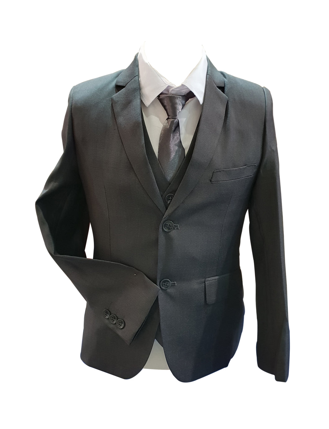 Value Dark Grey Suit - 5 Piece - Waniwarehouse