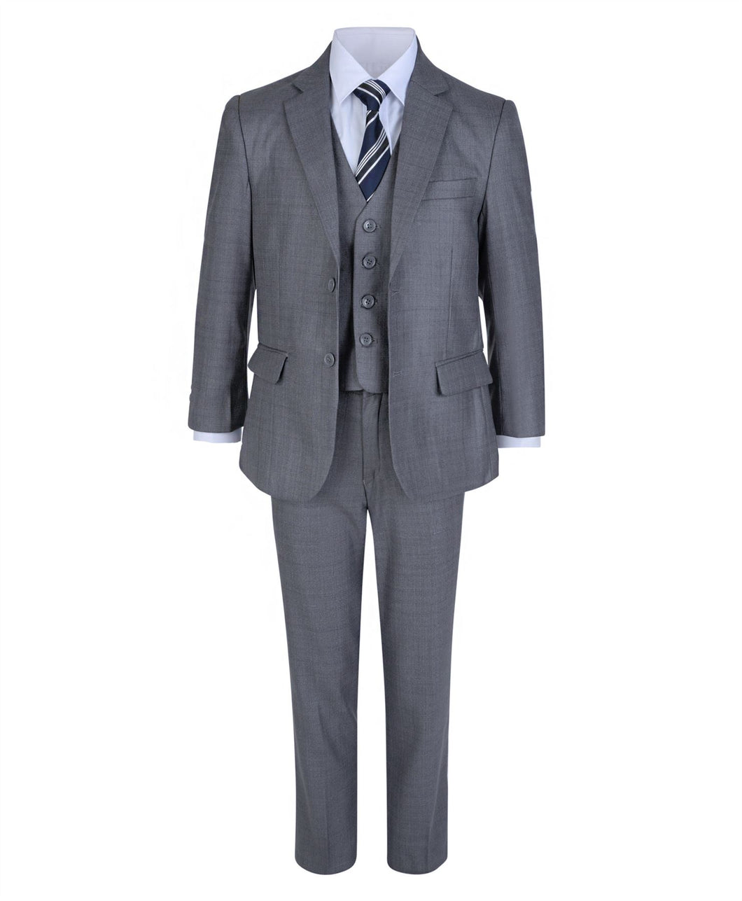 Light Grey Suit - 5 Piece - Waniwarehouse