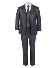 Load image into Gallery viewer, Charcoal Grey Suit - 5 Piece - Waniwarehouse