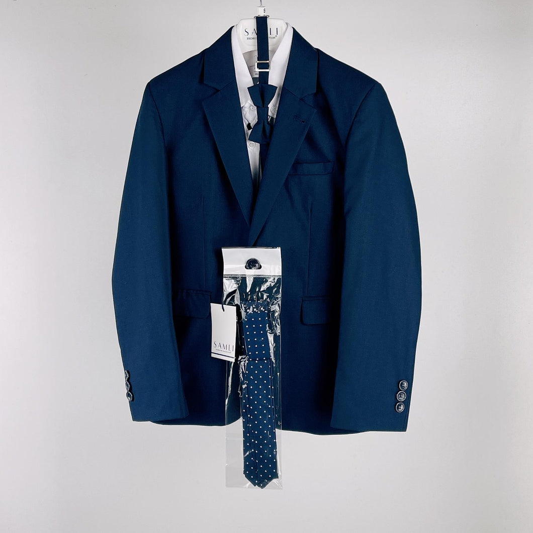 Boys 7 piece Navy Blue Suit 1-15 years