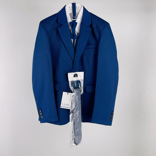 Boys 7 piece Royal Blue Suit 1-15 years