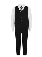 Load image into Gallery viewer, Black Suit - 5 Piece